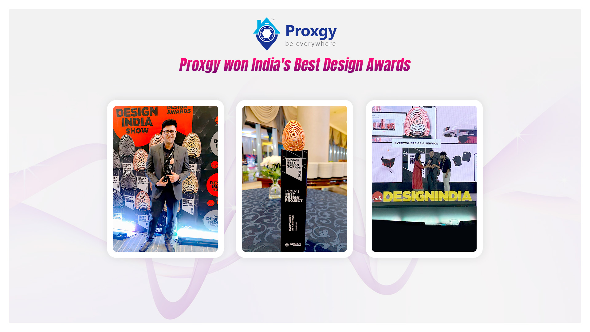 Proxgy won India's Best Design Awards for its Smartest Safety Helmet - Smart Hat Project