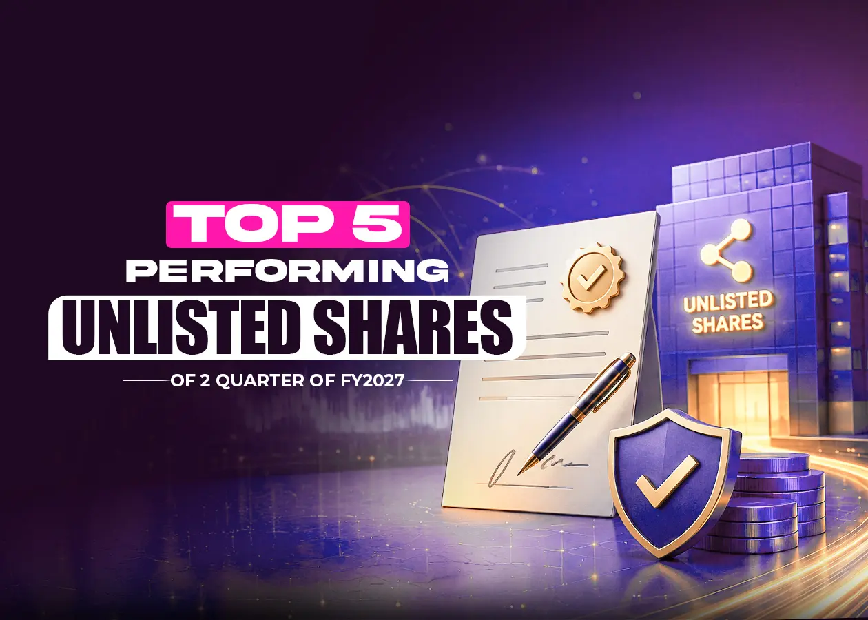Top 5 Performing Unlisted Shares of 2 Quarter of FY2027