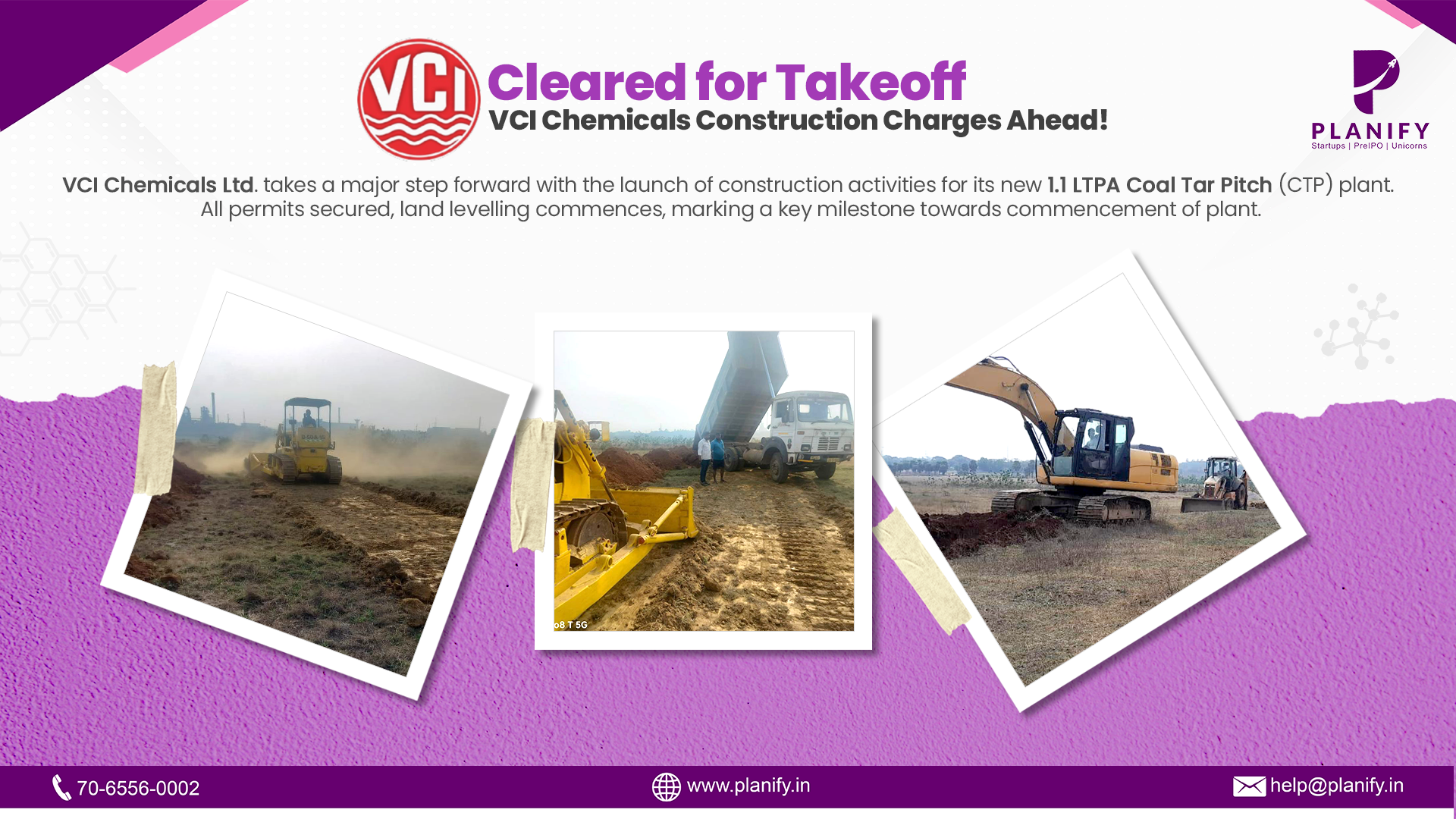 VCI Chemicals Construction Charges Ahead!