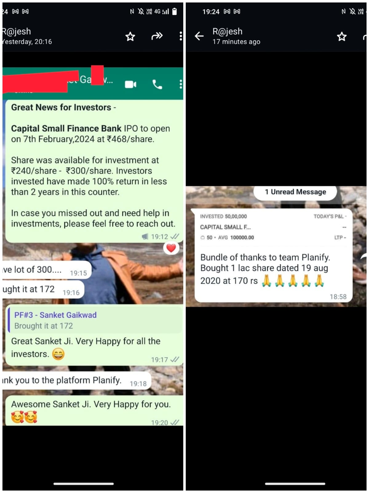 Investor's Love - Investor's made bumper profits in Capital Small Finance Bank
