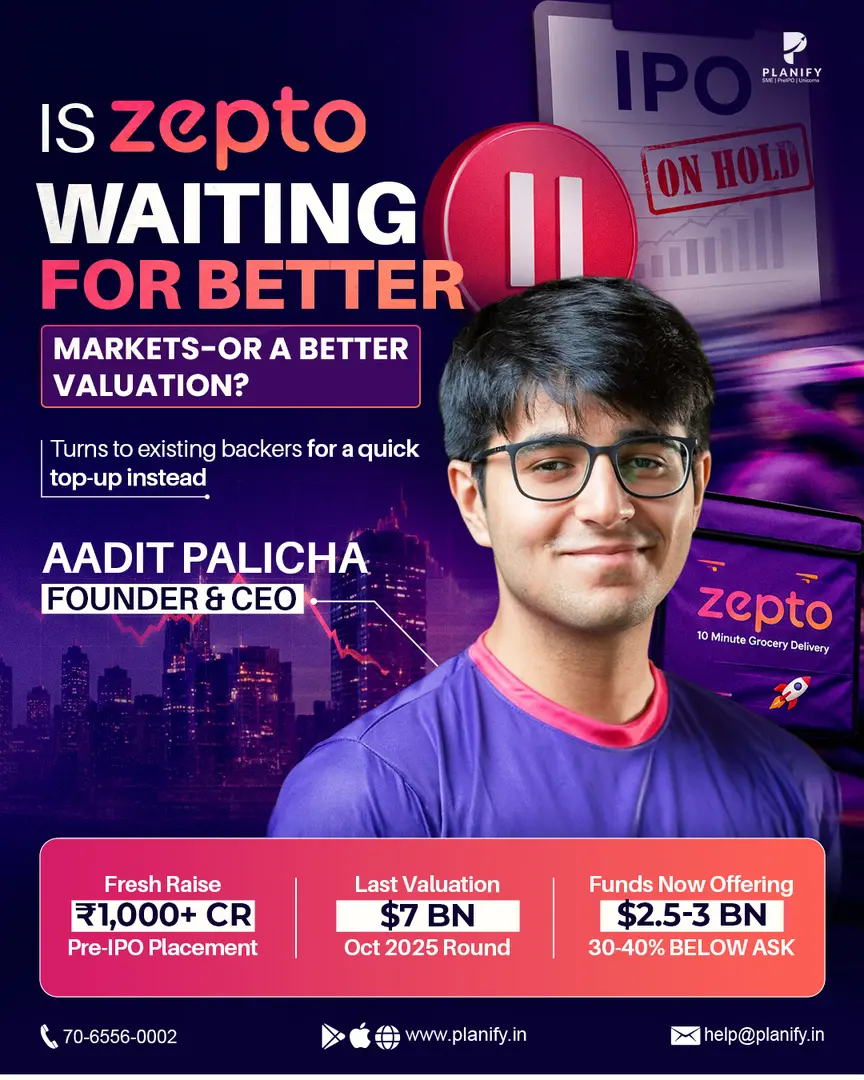 Is This a Strategic Delay or a Valuation Setback for Zepto? Is Zepto Waiting for Better Markets—or a Better Valuation?